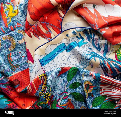 hermes scarf sea monsters|Scarf of the moment: Cosmographia Universalis.